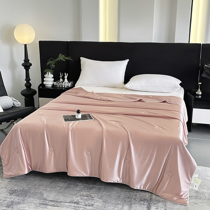 91家纺网 家纺一手货源 找家纺 （总）织布人 2025新款夏被凉感丝大豆被夏凉被单人被轻奢学生宿舍空调被子被芯