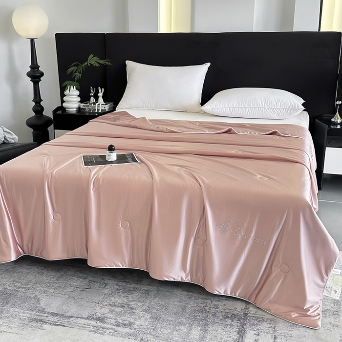 91家纺网 家纺一手货源 找家纺 （总）织布人 2025新款夏被凉感丝大豆被夏凉被单人被轻奢学生宿舍空调被子被芯