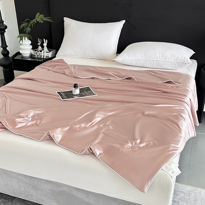 91家纺网 家纺一手货源 找家纺 （总）织布人 2025新款夏被凉感丝大豆被夏凉被单人被轻奢学生宿舍空调被子被芯