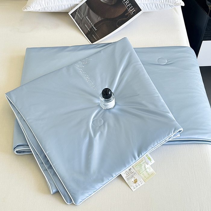 91家纺网 家纺一手货源 找家纺 （总）织布人 2025新款夏被凉感丝大豆被夏凉被单人被轻奢学生宿舍空调被子被芯