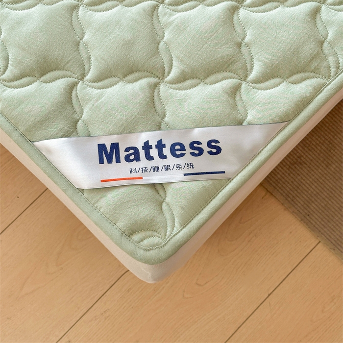 91家纺网 家纺一手货源 找家纺 （总）3C 2025新款全棉水洗棉抗菌夹棉床垫褥子床护垫