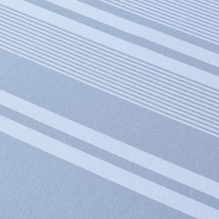 91家纺网 家纺一手货源 找家纺 居美良品 2025新款100%全棉纯棉色织老粗布凉席席子床笠单件单床笠 云锦-浅灰