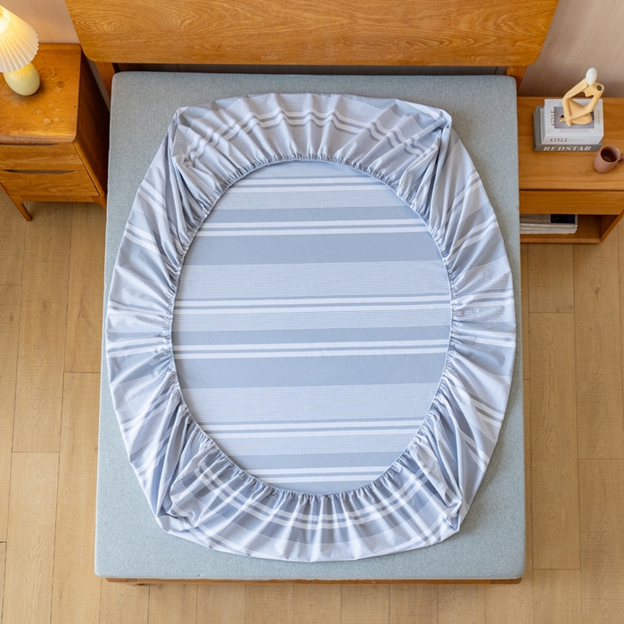 91家纺网 家纺一手货源 找家纺 （总）居美良品 2025新款100%全棉纯棉色织老粗布凉席席子床笠单件单床笠