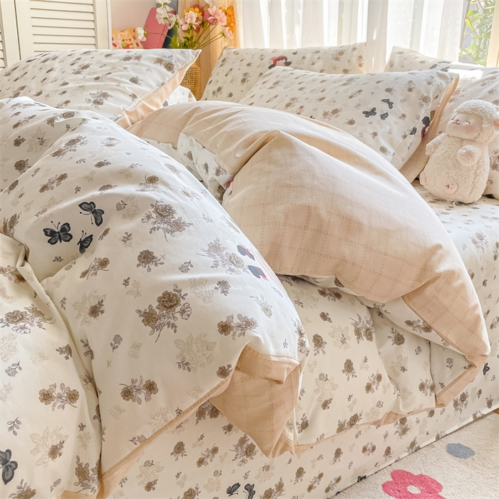 91家纺网 家纺一手货源 找家纺 （总）如约 2025新款全棉印花四件套