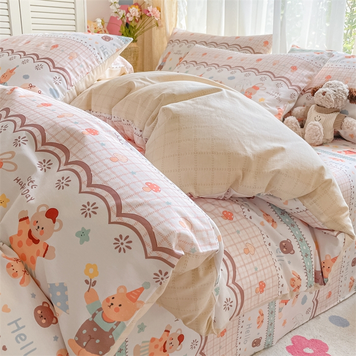 91家纺网 家纺一手货源 找家纺 （总）如约 2025新款全棉印花四件套