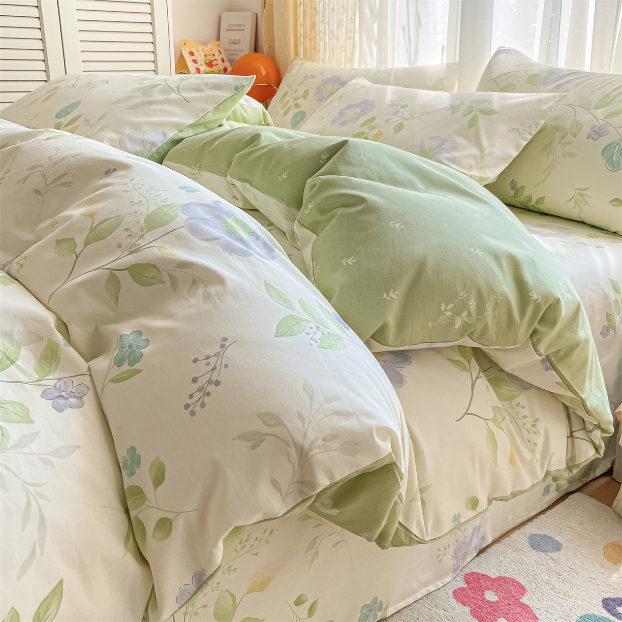 91家纺网 家纺一手货源 找家纺 （总）如约 2025新款全棉印花四件套