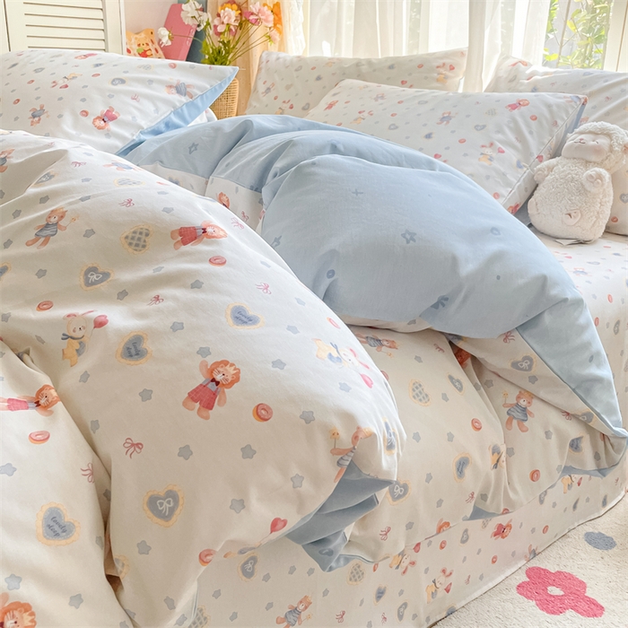 91家纺网 家纺一手货源 找家纺 （总）如约 2025新款全棉印花四件套