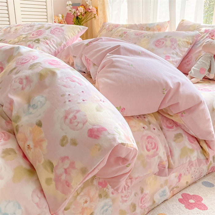 91家纺网 家纺一手货源 找家纺 （总）如约 2025新款全棉印花四件套