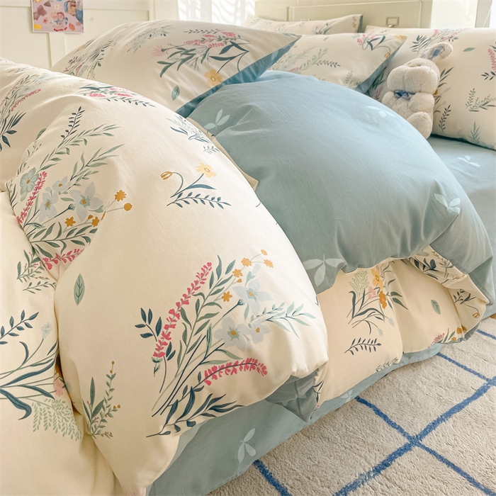 91家纺网 家纺一手货源 找家纺 （总）如约 2025新款全棉印花四件套