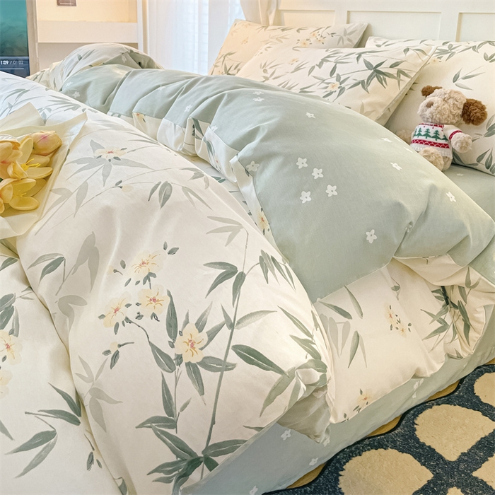 91家纺网 家纺一手货源 找家纺 （总）如约 2025新款全棉印花四件套