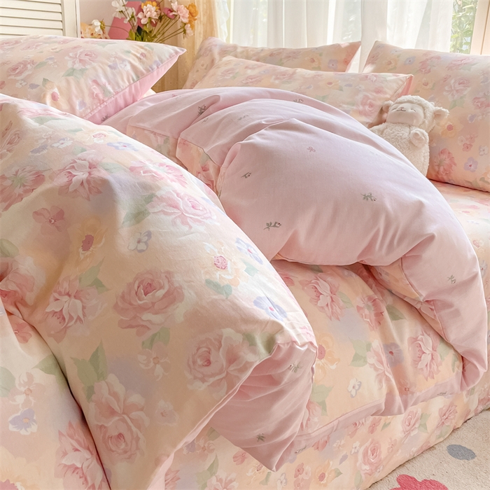 91家纺网 家纺一手货源 找家纺 （总）如约 2025新款全棉印花四件套