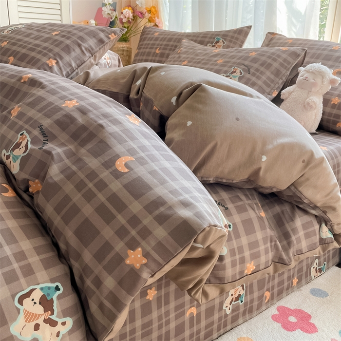 91家纺网 家纺一手货源 找家纺 （总）如约 2025新款全棉印花四件套