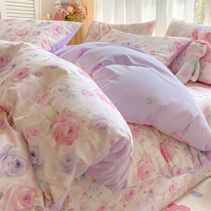 91家纺网 家纺一手货源 找家纺 （总）如约 2025新款全棉印花四件套