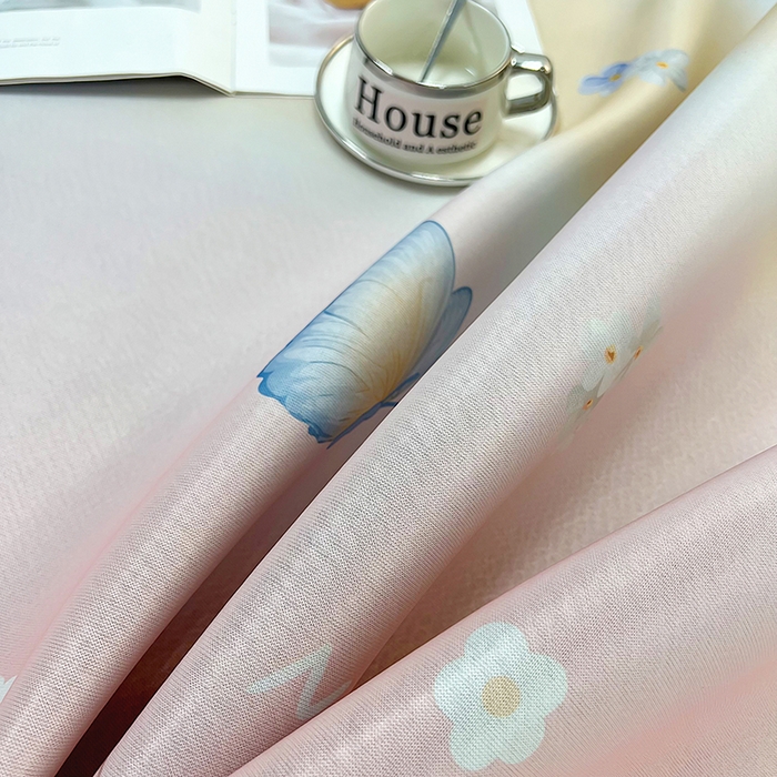 91家纺网 家纺一手货源 找家纺 （总）柏薇 2025新款凉感丝中分子印花复合三明治凉席套件