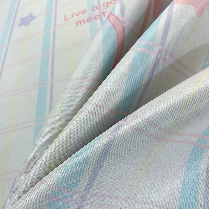 91家纺网 家纺一手货源 找家纺 柏薇 2025新款凉感丝中分子印花复合三明治凉席套件 蝴蝶结