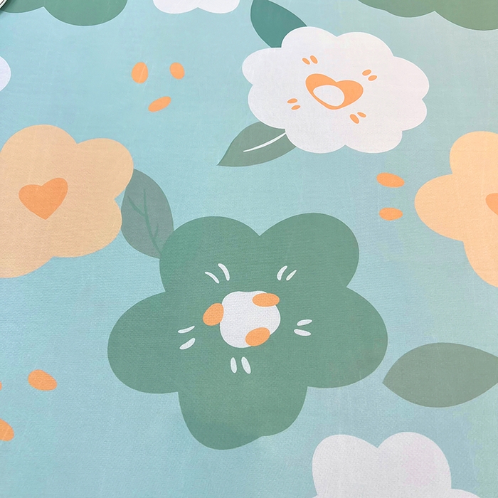 91家纺网 家纺一手货源 找家纺 柏薇 2025新款凉感丝中分子印花复合三明治凉席套件 七彩花