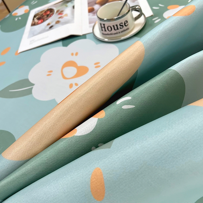 91家纺网 家纺一手货源 找家纺 柏薇 2025新款凉感丝中分子印花复合三明治凉席套件 七彩花