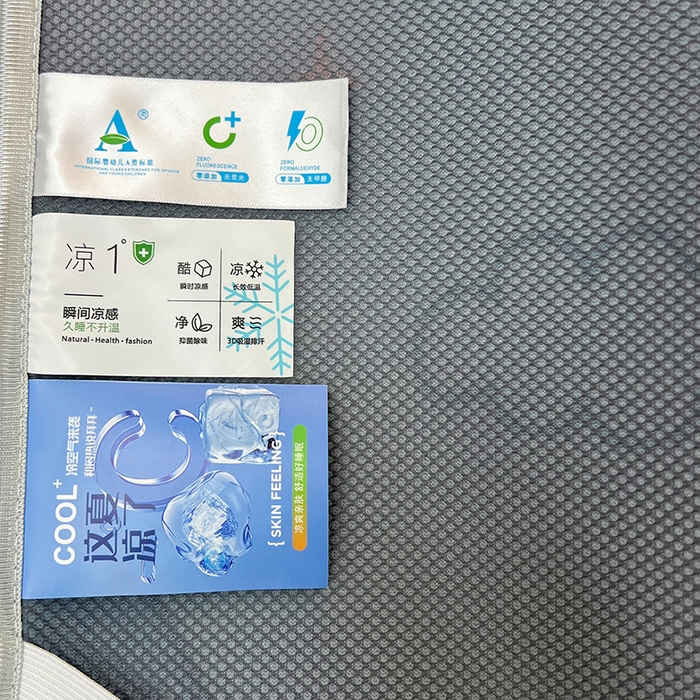 91家纺网 家纺一手货源 找家纺 柏薇 2025新款凉感丝中分子印花复合三明治凉席套件 七彩花