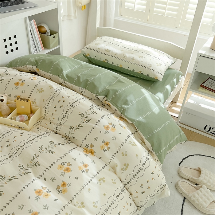 91家纺网 家纺一手货源 找家纺 （总）如约 2025新款学生季12868全棉印花三件套