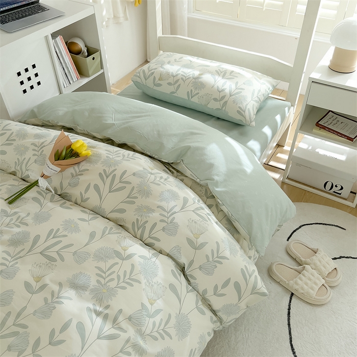 91家纺网 家纺一手货源 找家纺 （总）如约 2025新款学生季12868全棉印花三件套