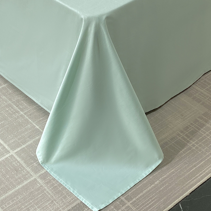 91家纺网 家纺一手货源 找家纺 金鑫汇家纺 2025新款长绒棉提花小方格系列四件套单品系列-四件套 奶昔白+水绿（新拍）