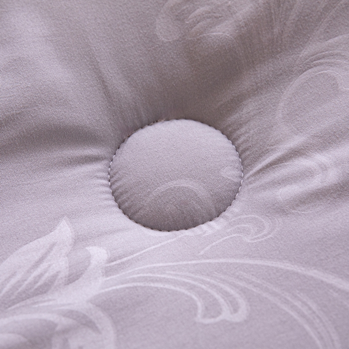 91家纺网 家纺一手货源 找家纺 凌云家纺 2025新款亲肤棉提花大豆被春秋被冬被学生大豆被被子被芯 太空灰