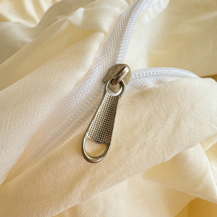 91家纺网 家纺一手货源 找家纺 米可2025新款云朵棉雪纺蕾丝刺绣公主风韩版床裙四件套 艾薇儿~米黄