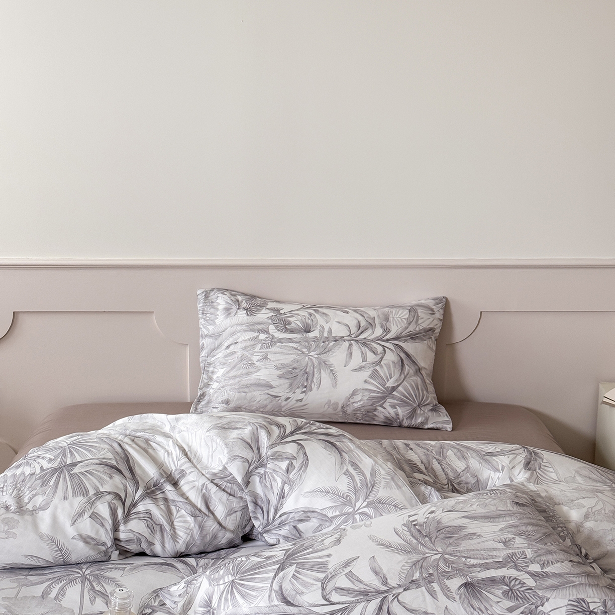 91家纺网 家纺一手货源 找家纺 窝米 2025新品全棉双层纱法式风花卉四件套系列（蔷薇绿 月丹） 树远