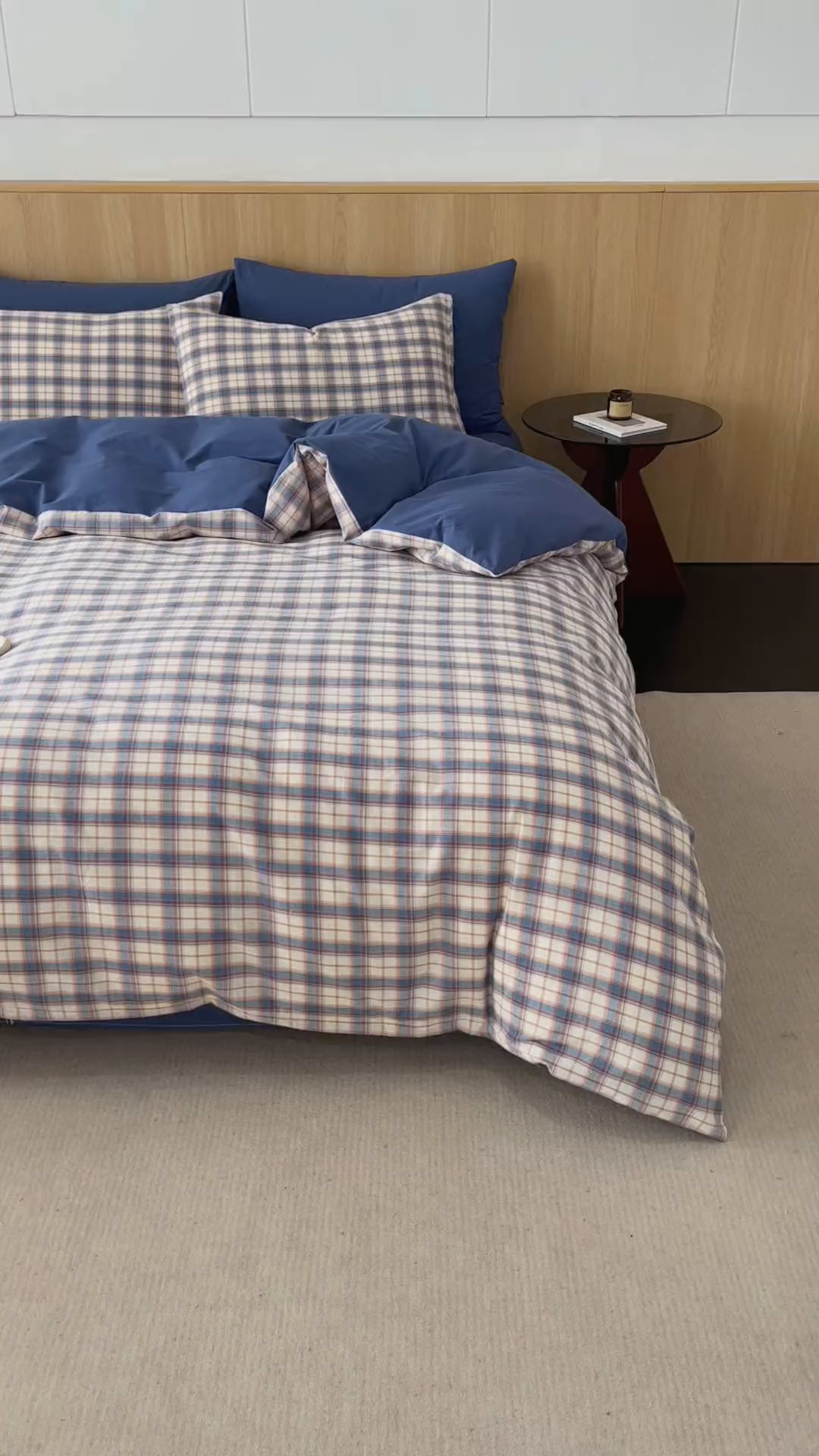 91家纺网 家纺一手货源 找家纺 恬思语2025新款全棉色织水洗棉四件套 梦语兰