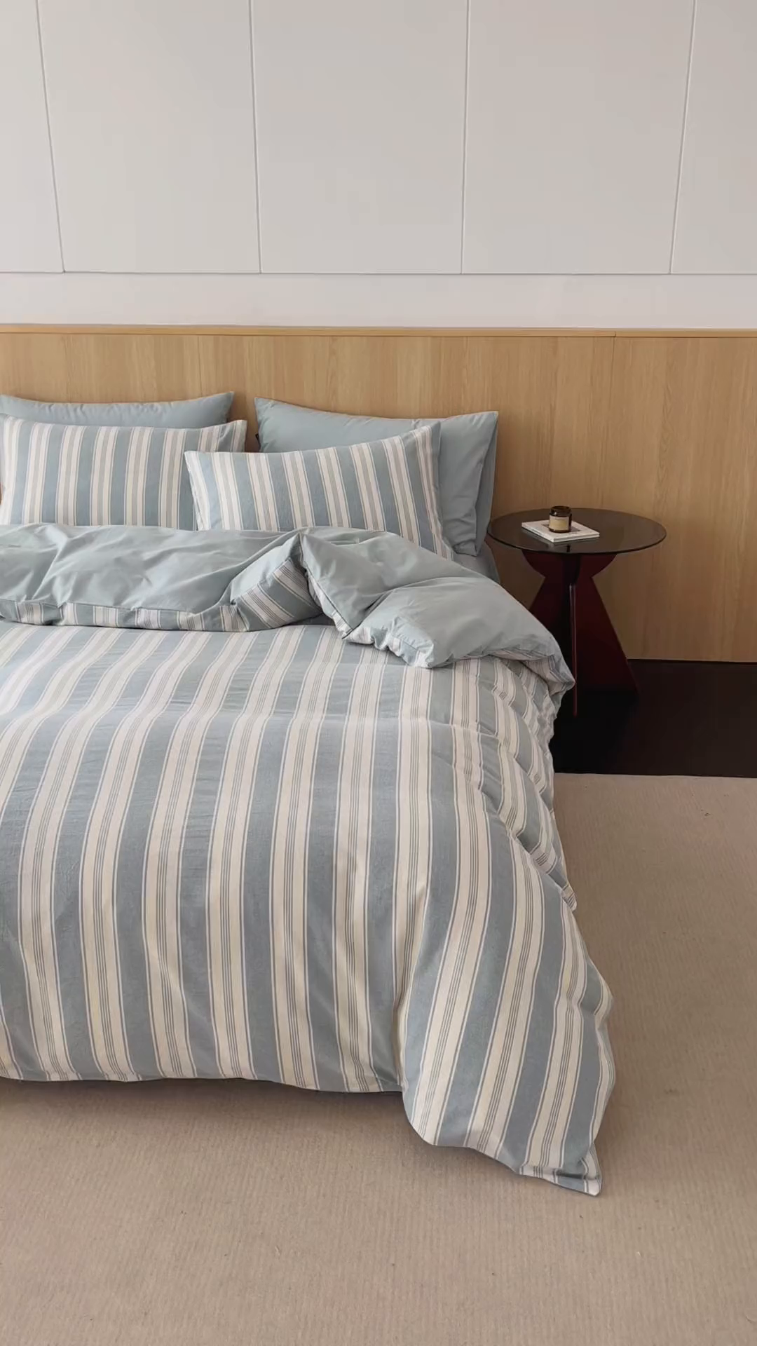 91家纺网 家纺一手货源 找家纺 恬思语2025新款全棉色织水洗棉四件套 布莱格兰