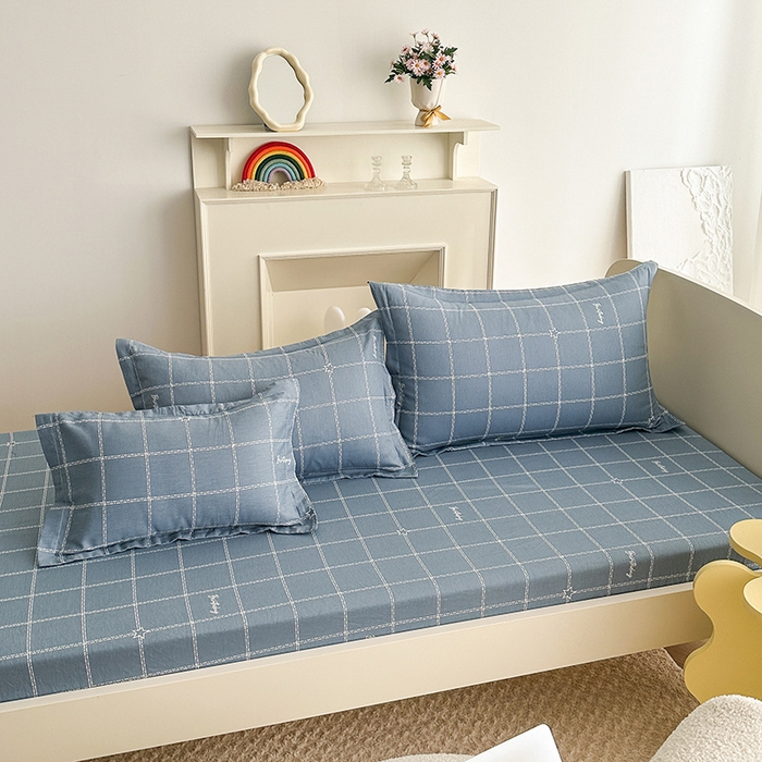 91家纺网 家纺一手货源 找家纺 凌云2025新款13372全棉枕套儿童学生成人枕头套 未来之星