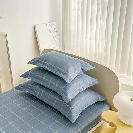 91家纺网 家纺一手货源 找家纺 凌云2025新款13372全棉枕套儿童学生成人枕头套 未来之星