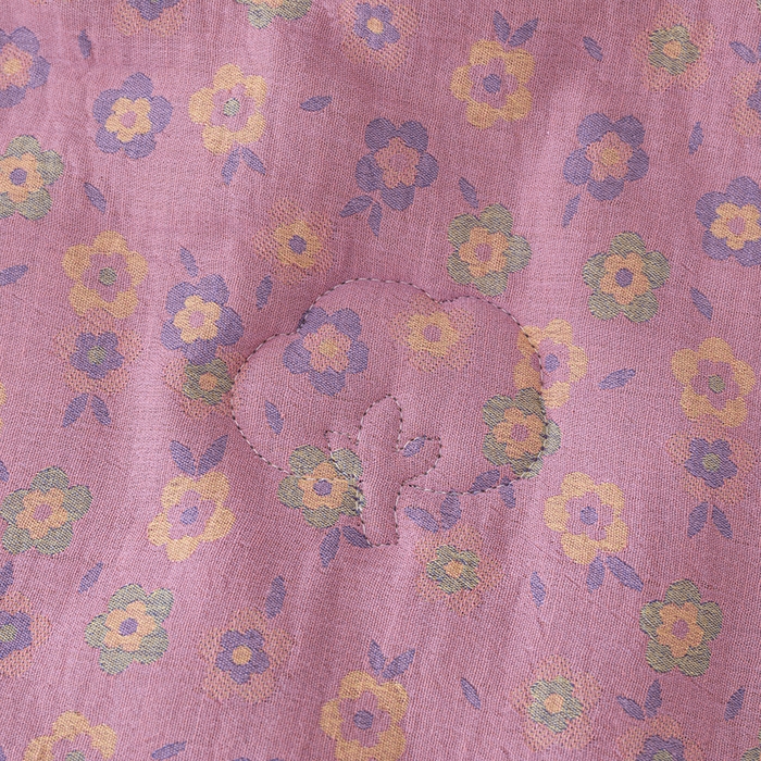 91家纺网 家纺一手货源 找家纺 睡棉坊 2025新款全棉色织提花双层纱春秋被芯冬被雪花飘