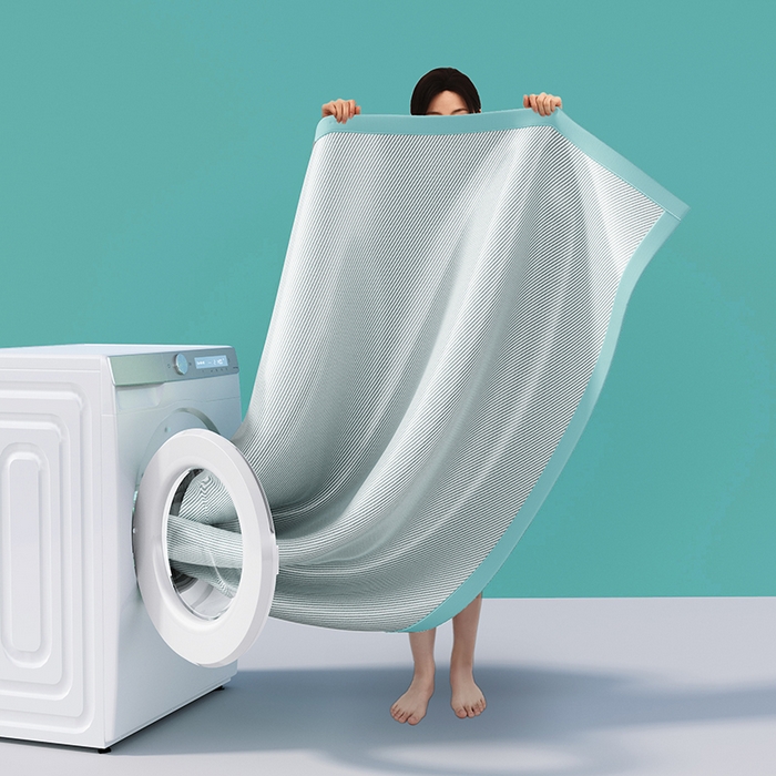 91家纺网 家纺一手货源 找家纺 2025新款斜纹宽柯基凉感冰丝席 斜纹柯基绿-床笠款