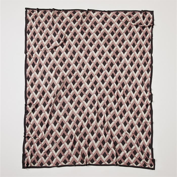 91家纺网 家纺一手货源 找家纺 （总）暖绵绵家纺 2025新款丝光棉毯子-菲莉亚（最低零售价：105元）