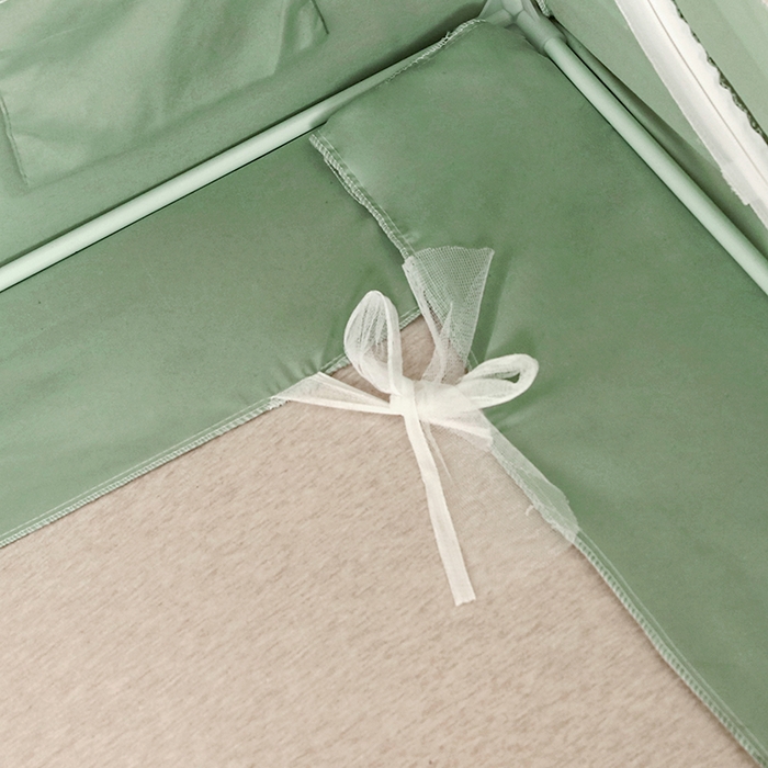 91家纺网 家纺一手货源 找家纺 （总）显高蚊帐 2025春夏新款U门纯色花边款坐床式蚊帐