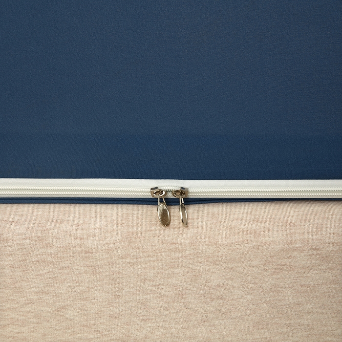 91家纺网 家纺一手货源 找家纺 显高蚊帐 2025春夏新款U门纯色花边款坐床式蚊帐 宝石蓝-蕾丝款