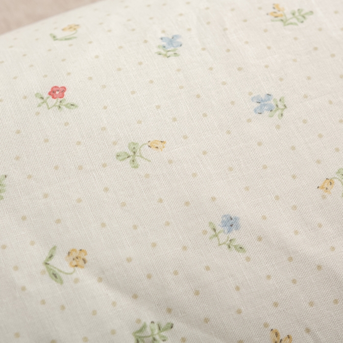 91家纺网 家纺一手货源 找家纺 萌番宝 2025新款小清新全棉纯棉兔耳全荞麦皮壳枕头护颈椎助睡眠硬枕头枕芯 双层纱荞麦枕—忆田园 50x18x10cm/只