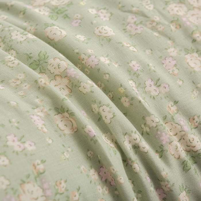 91家纺网 家纺一手货源 找家纺 萌番宝 2025新款小清新全棉纯棉兔耳全荞麦皮壳枕头护颈椎助睡眠硬枕头枕芯 双层纱荞麦枕—青花仙梦 50x18x10cm/只