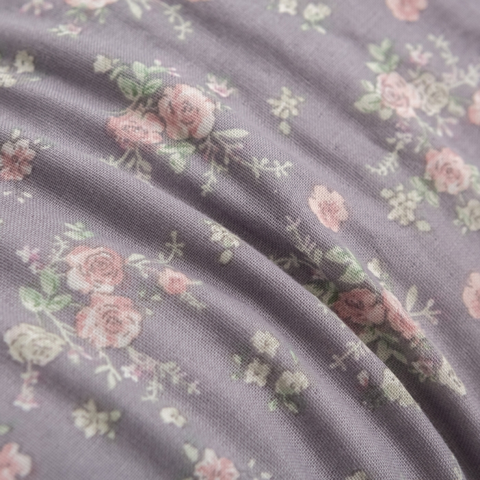 91家纺网 家纺一手货源 找家纺 萌番宝 2025新款小清新全棉纯棉兔耳全荞麦皮壳枕头护颈椎助睡眠硬枕头枕芯 双层纱荞麦枕—紫色雾语 50x18x10cm/只