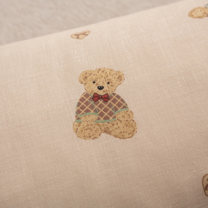 91家纺网 家纺一手货源 找家纺 萌番宝 2025新款小清新全棉纯棉兔耳全荞麦皮壳枕头护颈椎助睡眠硬枕头枕芯 双层纱荞麦枕—巧克力熊 50x18x10cm/只