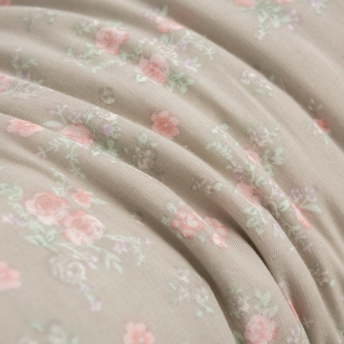 91家纺网 家纺一手货源 找家纺 萌番宝 2025新款小清新全棉纯棉兔耳全荞麦皮壳枕头护颈椎助睡眠硬枕头枕芯 双层纱荞麦枕—娇花灰 50x18x10cm/只