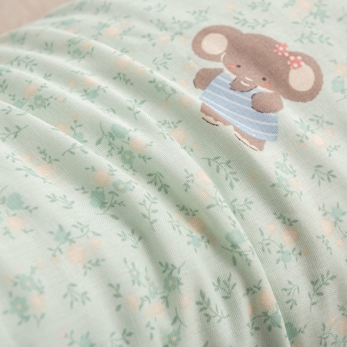 91家纺网 家纺一手货源 找家纺 萌番宝 2025新款小清新全棉纯棉兔耳全荞麦皮壳枕头护颈椎助睡眠硬枕头枕芯 双层纱荞麦枕—敦敦象 50x18x10cm/只