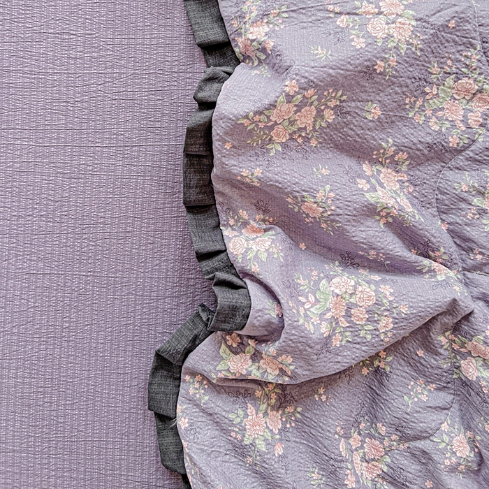 91家纺网 家纺一手货源 找家纺 （总）仟网汇2025新款赫本风花边夏被空调被