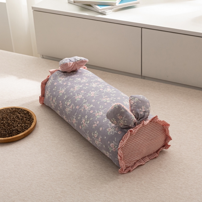 91家纺网 家纺一手货源 找家纺 （总）萌番宝 2025新款小清新全棉纯棉兔耳全荞麦皮壳枕头护颈椎助睡眠硬枕头枕芯