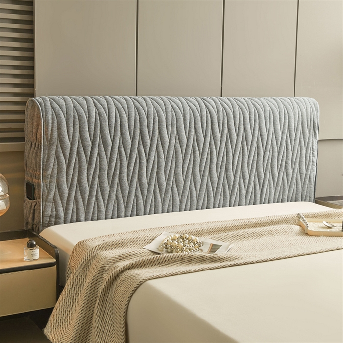 91家纺网 家纺一手货源 找家纺 （总）情恒家纺 2025新款老粗布加厚双面可用全包床头罩