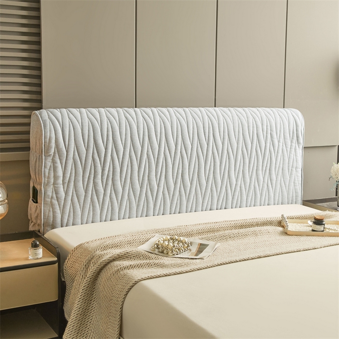 91家纺网 家纺一手货源 找家纺 （总）情恒家纺 2025新款老粗布加厚双面可用全包床头罩