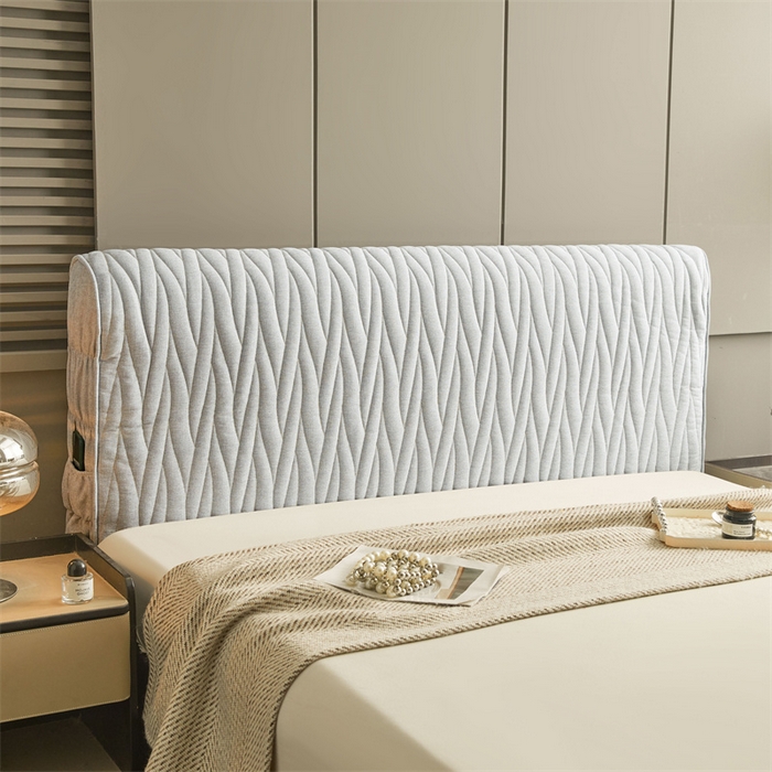 91家纺网 家纺一手货源 找家纺 （总）情恒家纺 2025新款老粗布加厚双面可用全包床头罩