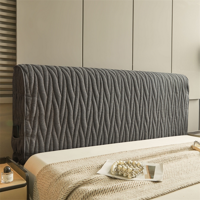 91家纺网 家纺一手货源 找家纺 （总）情恒家纺 2025新款老粗布加厚双面可用全包床头罩