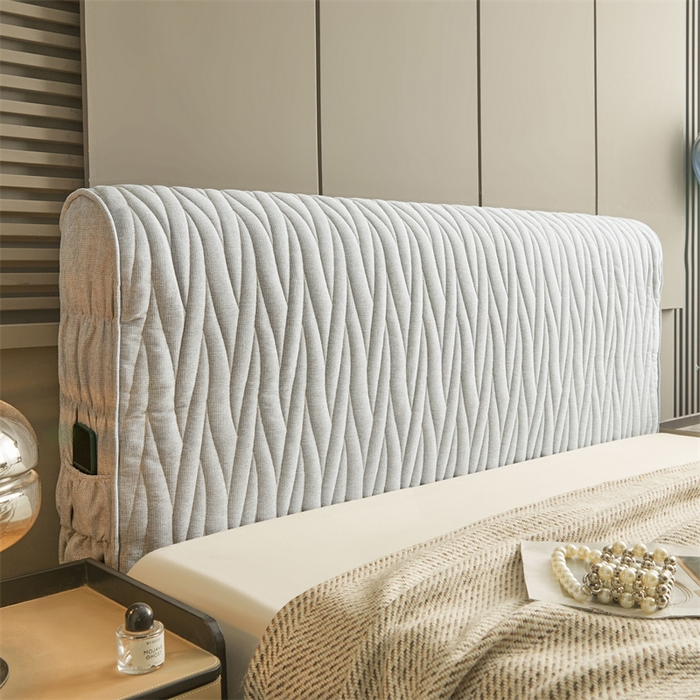 91家纺网 家纺一手货源 找家纺 （总）情恒家纺 2025新款老粗布加厚双面可用全包床头罩